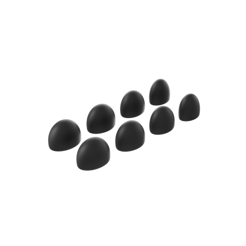 Loop Dream™ Foam-Silicone Ear Tips - Black (Mixed Sizes)